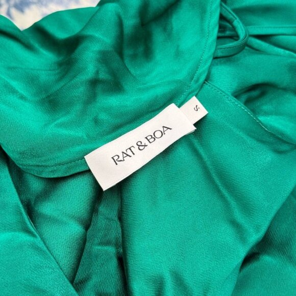 🆕 RAT & BOA 🧿 NWOT Gigi Slip Maxi Dress, Green - Sz S / US 4 - Picture 13 of 16